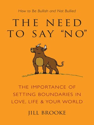 cover image of The Need to Say No
